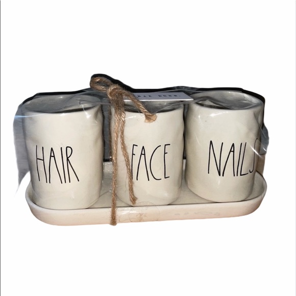 New Rae Dunn by Magenta hair face nails organizer